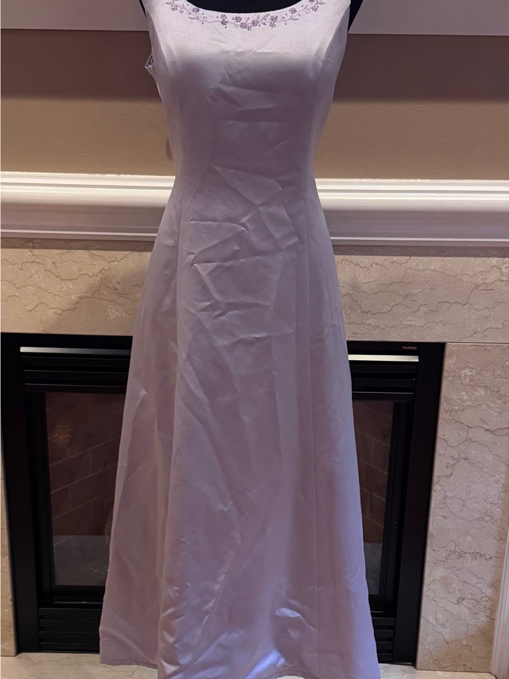 Light purple Satin Formal Dress